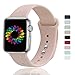 UPOLS Compatible for Apple Watch Band 38mm 40mm 42mm 44mm Women Men, Soft Silicone Sport Band, Strap Compatible for iWatch Series 4/3/2/1, S/M M/L