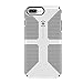 Speck Products CandyShell Grip iPhone 8 Plus Case, Also fits iPhone 7 Plus, 6S/6 Plus - White/Black
