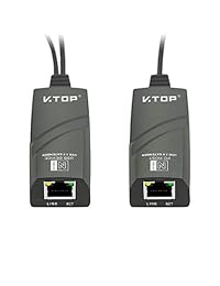 V. extensor de red USB 2.0 conductor-libre superior Versión más de Cat6 para Windows 10 Mac OS 10.12 Ubuntu (50 metros), color negro