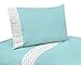 Navy Blue and Green Modern Dinosaur Boys or Girls 5 Piece Toddler Bedding Comforter Sheet Set