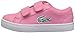 Lacoste Unisex-Child Infant's Straightset Sneaker, Pink/White, 9