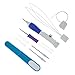 Magic Embroidery Pen Punch Needles,blueelica Embroidery Stitching Punch Needle Set Craft Tool with Storage Box for DIY Threaders Sewing Knitting