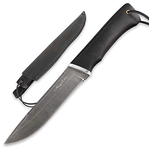 Camping Knife Hunting Knife Sharp Knife Real Damascus Steel