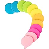 (12 Pads) Bubble Sticky Notes 3x3 Inches,Cute Bright Colors Self-Stick Pads, Easy to Post for Home, Notebook, 72 Sheets/pad