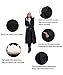 ilishop Women's Thickened Maxi Down Jackets- Hooded Long Down Jacket Winter Parka Puffer Coat