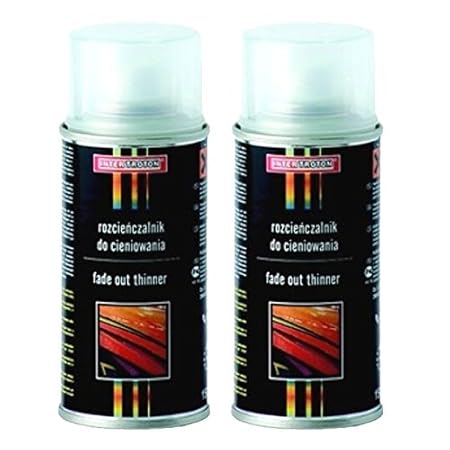 Troton Beispritzverdünnung 1K Beispritzlack 2 x 150ml Spray Spot Blender Lack Verdünnung