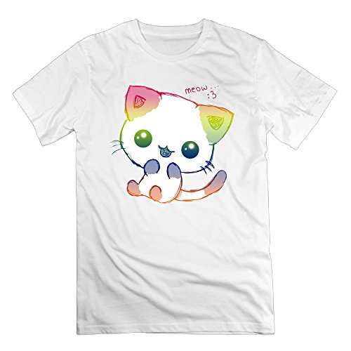 Tshirts Kawaii Cat Man Soft