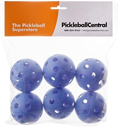Midnight Indoor Pickleball-6 Count Package (Indigo Blue)