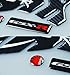 5D Real Carbon look GSXR Fuel Gas Tank Cap Protector Pad Janpanese Style Tank Pad Decal Stickers Gsxr Keychain Tank Protector for GSXR 600 GSXR 750 GSXR 1000 K6 K7 K8 K9 L1 2006-2017(3pcs per set)