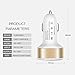 YUNSONG Mini Dual USB Car Charger for Smartphones - Gold
