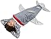 Lovely Pumpkins Shark Tail Blanket for Kids | Shark Sleeping Bag from Exciting Fun and Durability Guaranteed (3-8, Gray)