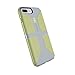 Speck Products CandyShell Grip Cell Phone Case for iPhone 8 Plus/7 Plus/6S Plus/6 Plus - Nickel Grey/Antifreeze Yellow