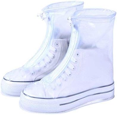 Waterproof Shoes Cover Boots Overshoes for Rain Snow with Non-Slip Rubber Soles for Men & Women