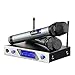 ARCHEER VHF Wireless Microphone System, Handheld Professional Home KTV Set with Dual Channel Handheld Microphone for Conference, Karaoke, Recording, YouTube, Evening Party