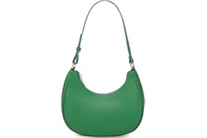 WSRYDJDL Crescent Shoulder Bags for Women Cute Hobo Tote Handbag Under the Arm Purses Mini Clutch Purse with Zipper Closure