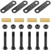RV MURTS Trailer Axle Shackle Kit for 3,500 to 7,000 lbs Boat Trailer Axle Double Eye Lef Spring Tandem Suspension Hanger and Shackle Kit, Dexter Type Spindle Accessories.