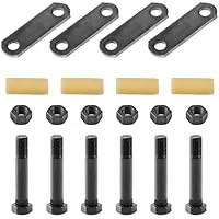 RV Murts Trailer Axle Shackle Kit for 3,500 to 7,000 lbs Boat Trailer Axle Double Eye Lef Spring Tandem Suspension Hanger and