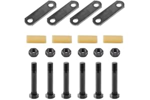 RV MURTS Trailer Axle Shackle Kit for 3,500 to 7,000 lbs Boat Trailer Axle Double Eye Lef Spring Tandem Suspension Hanger and Shackle Kit, Dexter Type Spindle Accessories.