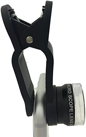 Agor Collection - Universal 2 in 1 camera Phone lens Clip-on Macro Lens 6x Black