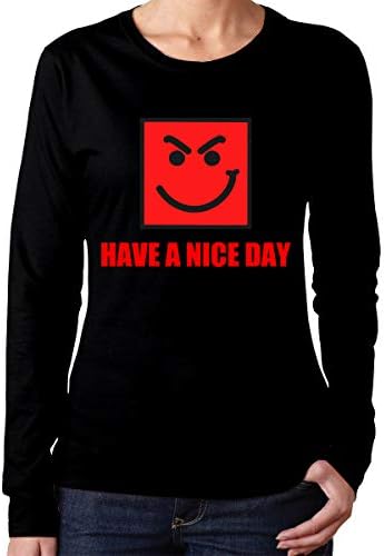 PeterF Women's Bon Jovi Have A Nice Day Long Sleeve Tees Black
