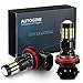 AUTOGINE 2800 Lumens Extremely Bright H11 H8 H16 LED Fog Light Bulbs for DRL or Fog Lights, DOT Approved, 6000K Xenon White (Pack of 2)