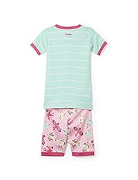Hatley - Pijama de manga corta de algodón orgánico para niña