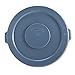 Rubbermaid 263100GY Round Flat Top Lid, for 32-Gallon Round Brute Containers, 22 1/4-Inch, dia, Gray
