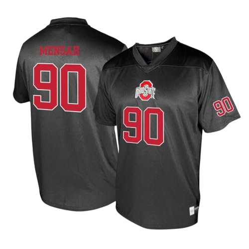 Genuine Collective Eric Mensah - 90 Ohio State Buckeyes Nil Football Jersey, Bl…