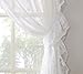 No. 918 Alison Ruffled Floral Lace Sheer Priscilla 5-Piece Curtain Set, 58