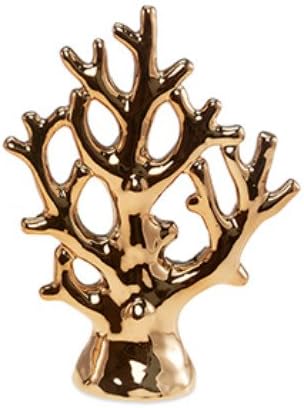 Rose Gold Ceramic Coral Table Decor - Small