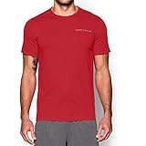 Under Armour Men's Charged Cotton T-Shirt, Red/Graphite, Medium
