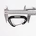 Aluminium 12KN Wiregate Carabiners Rated 2645 LBS Each Heavy Duty Lightweight Carabiner Clips for Hammock Rocking Camping