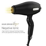 AsaVea Vigor Hair Dryer Pro AC Motor Ionic, Ceramic Fast 1875W Blow Dryer AD2