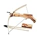 Buwico® Simulation Model Toys Arrow+Quiver Cross Bow Toy Gun Wooden Archery Crossbow Outdoor for Kid/ Children/ Youth