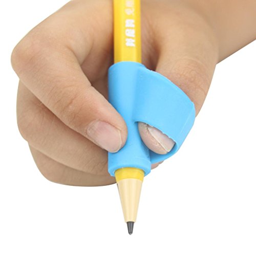 Writing Posture Correction Device, Lotus.flower Silicone 3PCS/Set Children Pencil Pen Holder Writing Aid Grip Posture Correction Tool