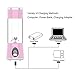 Portable Blender Mini Travel Juice Cup, Bbtops Fruit Mixer Personal Size USB Juicer Cup, USB Charging Sport Juice Maker, Shakes and Smoothies Blender 380ml, Pink