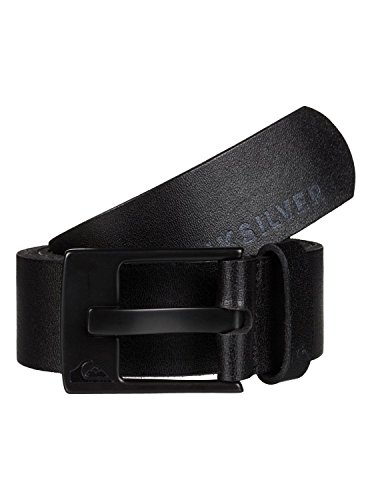 Quiksilver Mens The Everyday - Leather Belt Leather Belt Black L-36