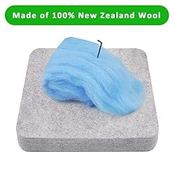 FCENDS Needle Felting Mat, 100% Natural Wool