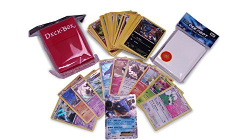 Pokemon Starter Kit with One (1) EX Card + 10 Holo Foils + 50 Commons!