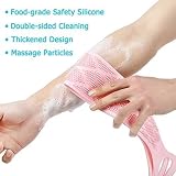 Transplant Silicone Bath Body Brush Scrubber Long Handle Exfoliating Green Men view 6