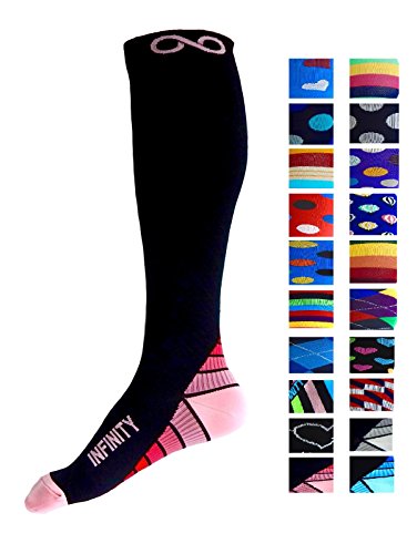 Infinity Compression Socks (1 pair) (i-Pink, L/XL)