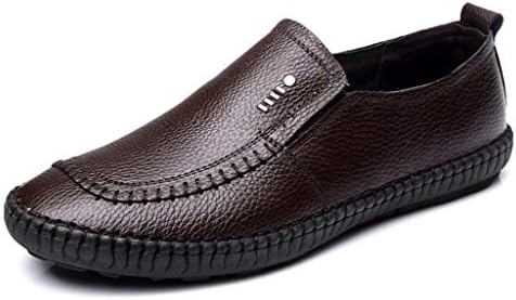 Men's Casual Stitching Slip On Loafer Driving Walking Shoes Breathable Comfortable Non-Slip Boat Sneaker by Lowprofile