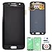 KR-NET [S-Grade] LCD AMOLED Display Touch Screen Digitizer Assembly + Full set PreCut Adhesive for Samsung Galaxy S7 (Black Onyx) +Tools