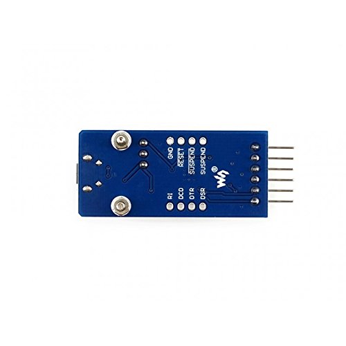 Waveshare CP2102 USB UART Board (micro) CP2102 USB to UART Module USB Micro Connector Features the Single-chip USB to UART Bridge CP2102 onboard Supports Mac, Linux, Android, WinCE, Windows 7/8/8.1
