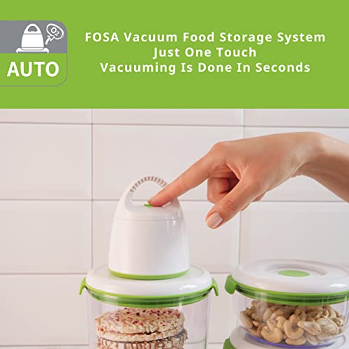 FOSa Vacuum Seal Food Storage System Reusable Container Set with Vacuum