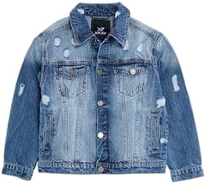 Amazon.com: amropi Boys Jean Jacket Kids Hooded Denim Jackets