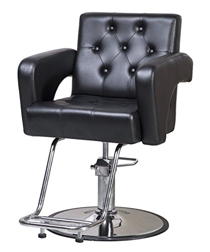 ShengYu Black Hydraulic Barber Cape Chair Styling Salon Work Station Chair …