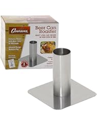 Beer Can Roaster - Stainless Steel BBQ Beer Can Chicken Roaster with Instructions and Recipes