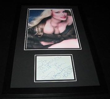 Amazon Com Priscilla Barnes Sexy Signed Framed 11x17 Photo