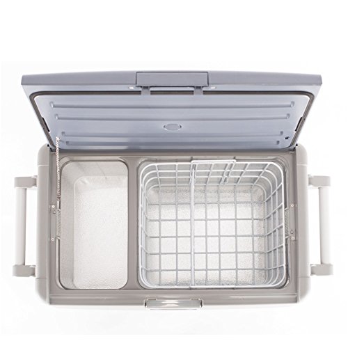 Smad 12v Refrigerator Portable Freezer for Camping Car Vehicle Truck 54 Quart, Compressor Fridge Freezer 4℉